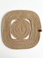 Braided Jute Coaster (28x28 cm)