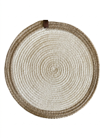 Jute Braided Coaster (28x28 cm)