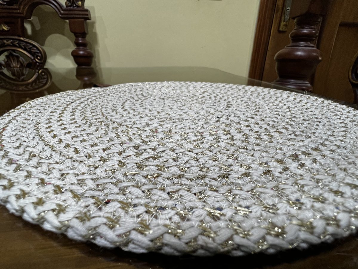 Braided Jute Coaster (25x25 cm) - Image 3