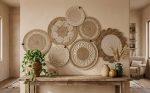 Jute & Cotton "Orbital" Wall Art Set - 7 Pieces - Image 2