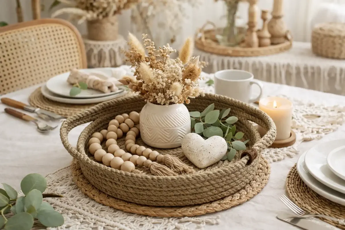 "Terra" Handwoven Jute Tray - Image 4