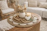 Floral Jute Coaster (33cm) - Image 3