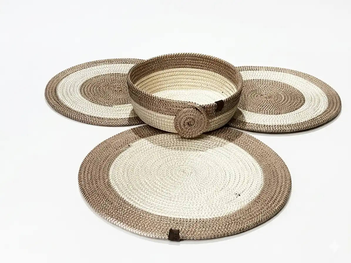 IMG_1403 Boho Woven Dining & Storage Set - Image 1