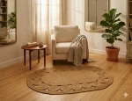 Natural Jute Oval Rug - Image 2