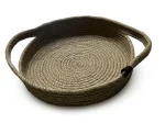 "Terra" Handwoven Jute Tray - Image 2
