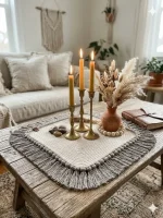 The Bohemian Sun Macrame Placemat - 38cm - Image 4