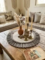 The Bohemian Sun Macrame Placemat - 38cm - Image 3