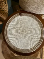 Jute Braided Coaster (28x28 cm) - Image 2